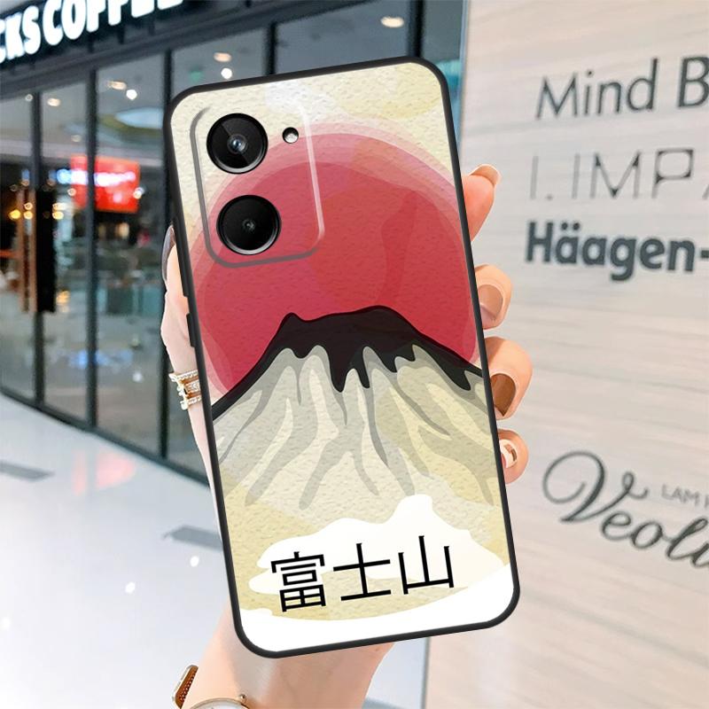 Японское искусство Гора Фудзи Чехол Для Realme 15 Pro 12 11 13 14 Pro Plus GT6 GT7 C55 C51 C53 C25 C63 C61 C65 C67 C71 C75