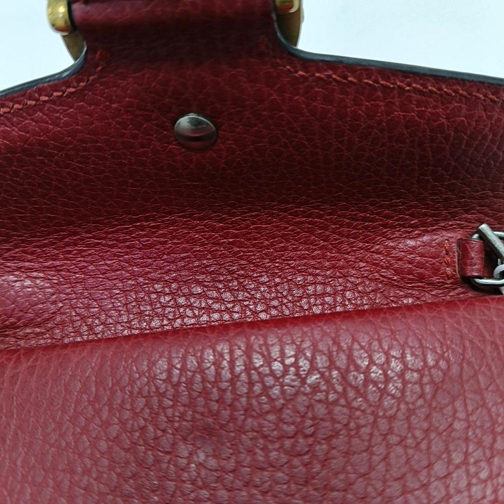 [Pre-Owned] Dionysus Tiger Head Buckle Chain Leather Crossbody Shoulder Bag - Very Good #YGOQL1