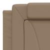Viana  Bed Frame without Mattress Cappuccino Brown 180 x 200 cm Faux Leather