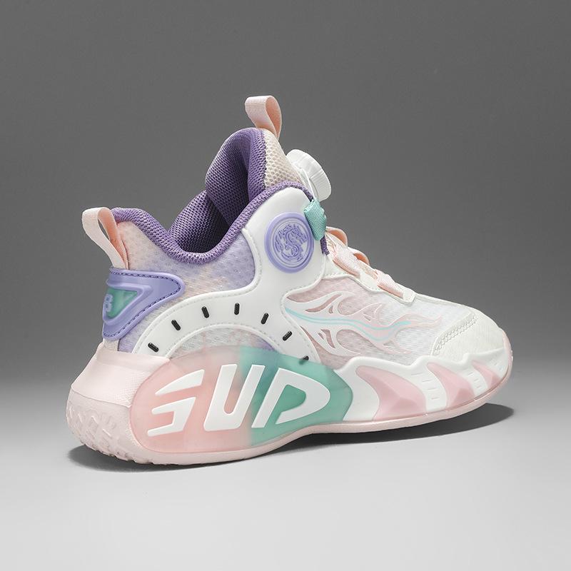 Дышащие кожаные кроссовки для девочек 2025 года для баскетбола и бега