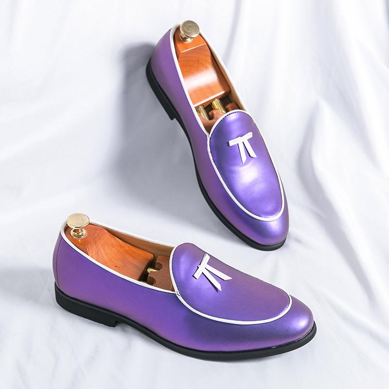 Mixed Colors Mens Dress Shoes Retro Male Leather Shoes Business Male Baroque Footwear Casual Mens Oxford Footwear