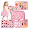 MANIPULATION SUITCASE XXL felt board PINK 8 SEGMENTS unicorn