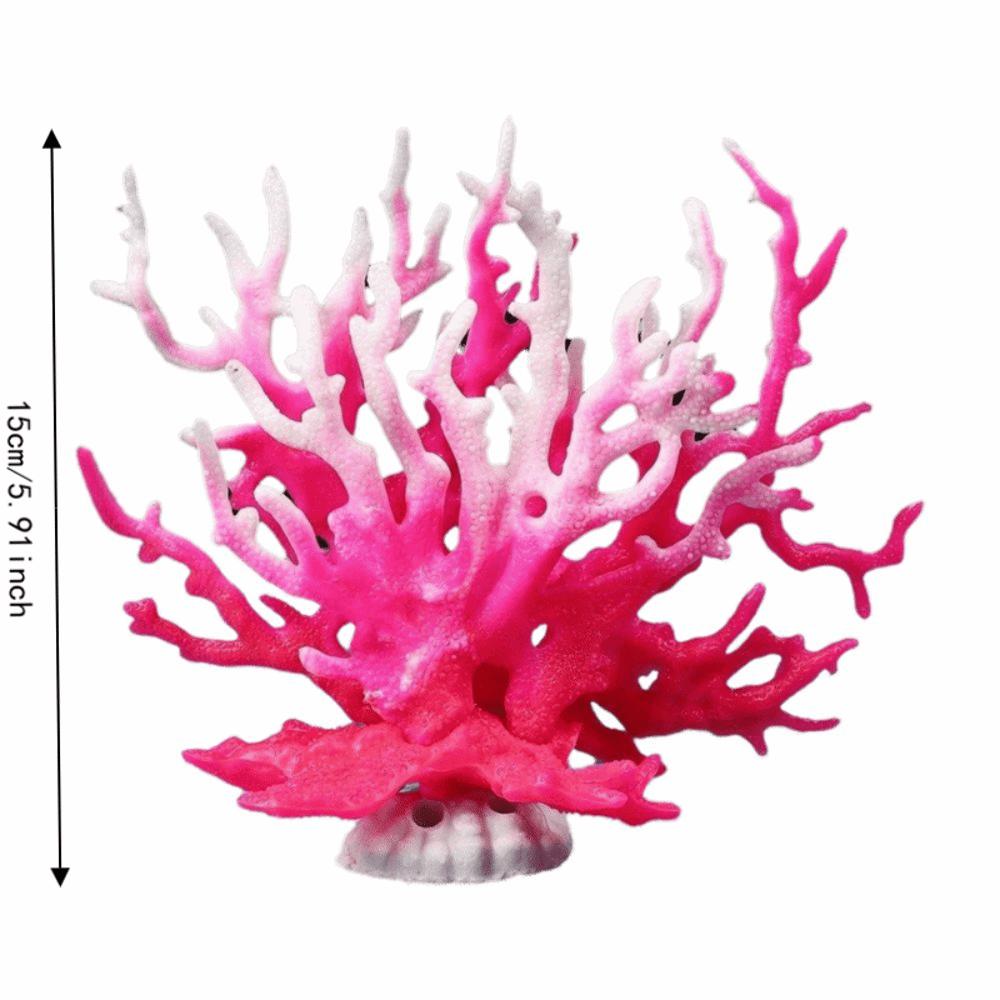Lifelike Artificial Coral Ornament Water Plants Fish Tank Decoration Home Decoration