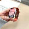Для ремешка Apple Watch 46мм 45мм 41мм 49мм 44мм 42мм 40мм Дышащий силиконовый браслет correa Серия11 10 9 8 SE 7 6 5 4 Ultra 3 2 Ремешок