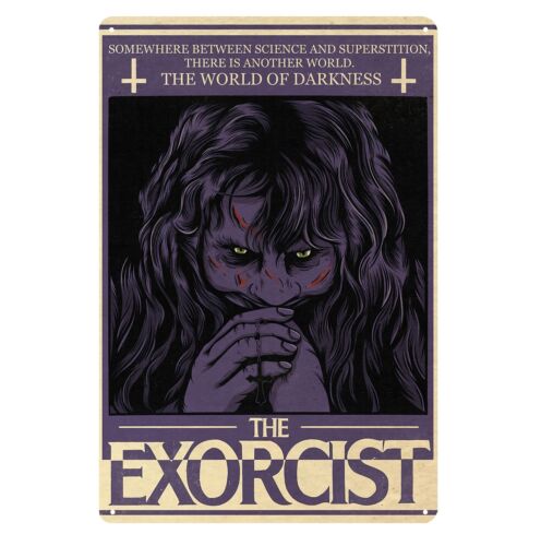 The Exorcist Horror Movie Metal Poster Tin Sign xcm Plate