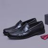 Ботинки-бини на кожаной подошве, мужские лоферы из лошадиной кожи Goodyear, кожаные туфли ручной работы на одну педаль для бизнеса и платья