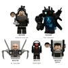 MOC Toilet Man против Titan Monitor Building Blocks The Audio Speaker Man Фигурки Игрушки для детей Рождество День рождения Новый год Подарок