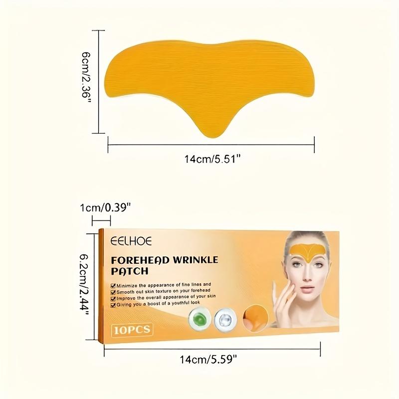 10pcs Skin Tightening Solution - Forehead and Eye Wrinkle Smoothing Patches for Smooth, Younger Skin