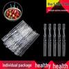 High-End Disposable Transparent Fruit & Dessert Forks - Individually Wrapped Skewers