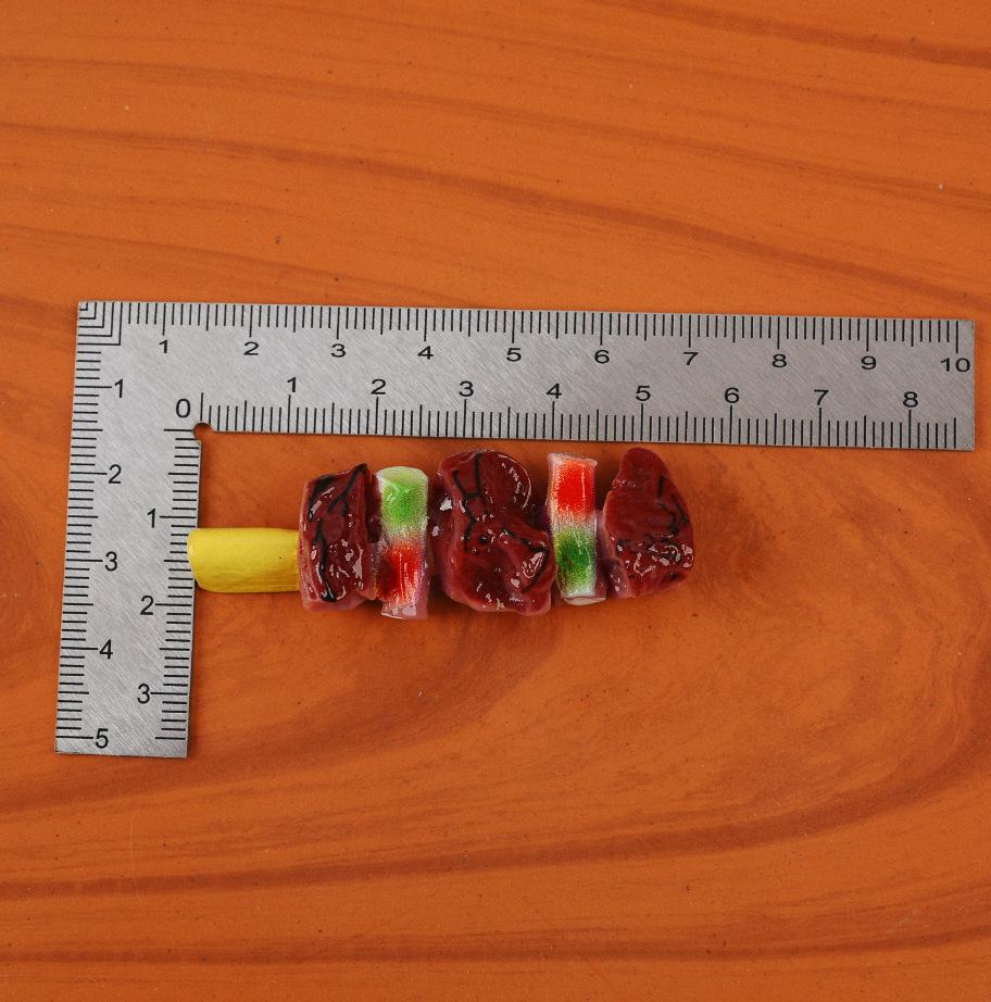 10PCS Simulated Corn Squid Skewers Flat Back Charms for Earrings Bracelet Hairpin DIY Jewelry Pendants Decoration Accessories