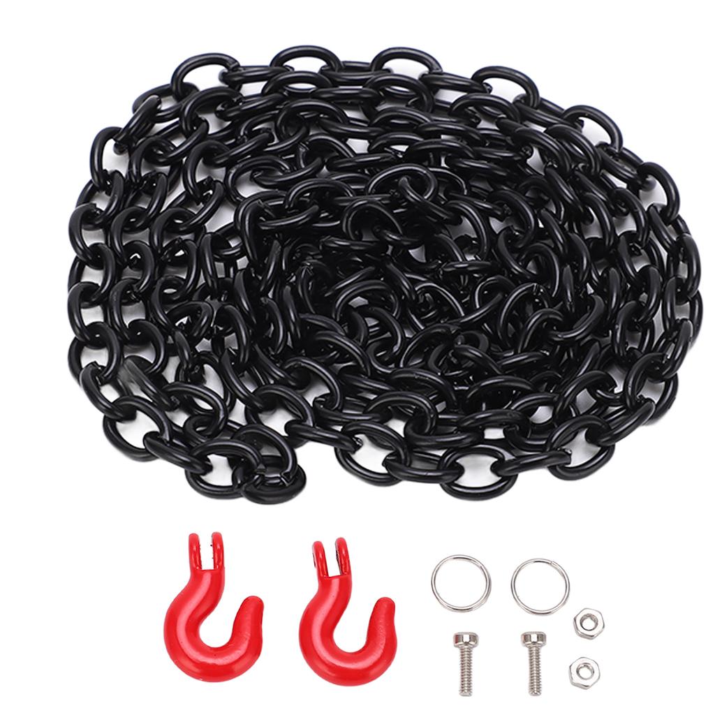 RC Car Metal Tow Hook Chain Decoration Climbing Remote Control Car Accessories for SCX10
