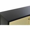 Low Sideboard - Unspecified - 120 X 38 X 76 Cm - Black - Solid Wood - Classic Style