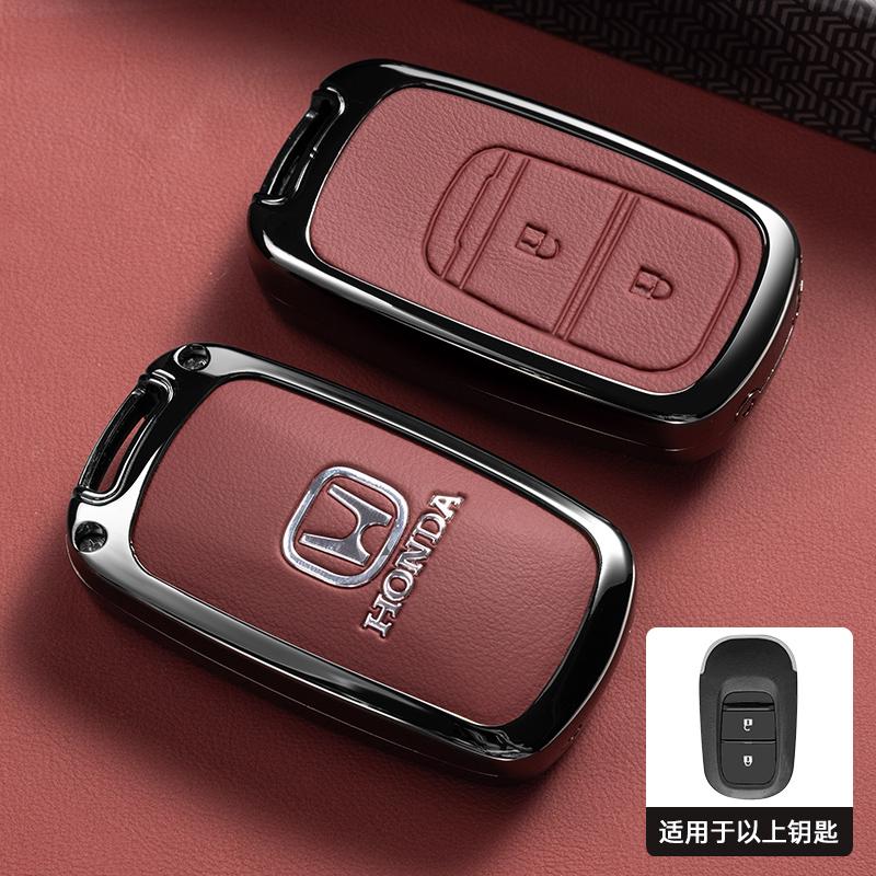 Styling Zinc Alloy Car Smart Key Case Cover Holder Shell For Honda 2022 2023 2024 Accord Civic HR-V CR-V Pilot Sport SI EX EX-L YY1