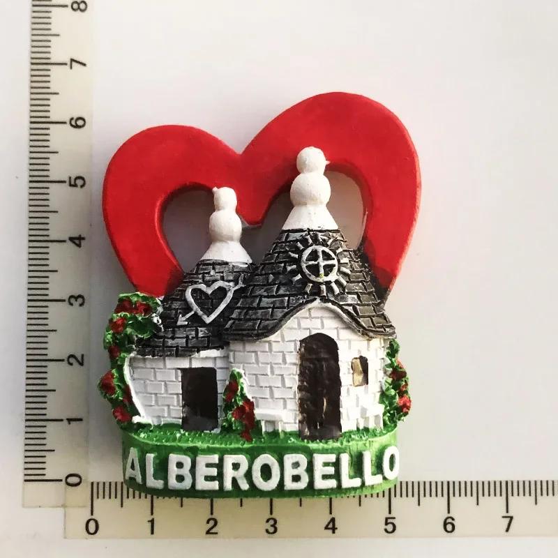 Италия Венеция Магниты на холодильник Итальянская Таормина Рим Флоренция Альберобелло Трулли Лев Туризм Холодильник Магнитные наклейки Декор