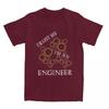 Мужская футболка Trust Me I Am An Engineer Смешные футболки Летняя футболка Винтаж Повседневные хлопковые топы