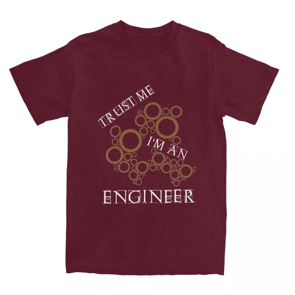 Мужская футболка Trust Me I Am An Engineer Смешные футболки Летняя футболка Винтаж Повседневные хлопковые топы