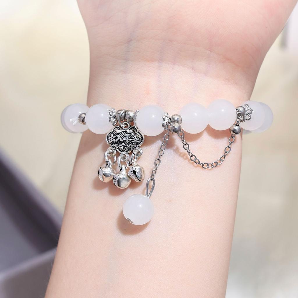 Small Fresh Color Butterfly Broken Bead Bracelet Female Ins Style Niche Design New Gray Moonlight Star and Moon Crystal Jewelry