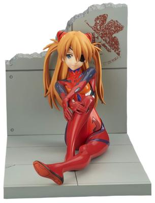 Shin Evangelion Театральная версия Shikinami Asuka Langley Plug Suit Новая Театральная версия Цветная шкала ПВХ Окрашенная Полная Фигурка BF090 Ver. 1/7