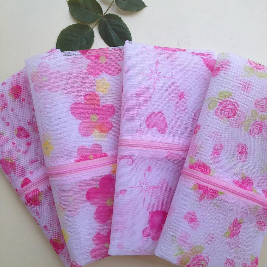 Набор утолщенных мешков для стирки из мелкой сетки на молнии для ухода за нижним бельем