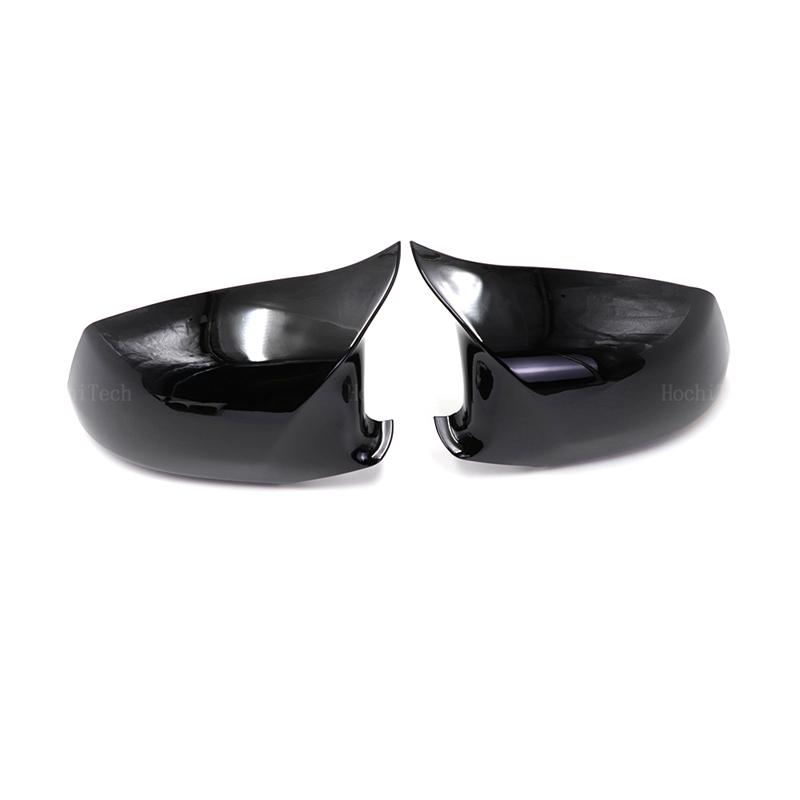 2x Carbon Fiber ABS Mirror Cover Side Rearview Mirror Cap Cover Shell Replacement For BMW 5 Series F10 F11 F18 Pre-LCI