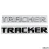 1Pc use on Tracker vehicles customizable English label for the rear cargo compartment door ABS 3D lettering sticker