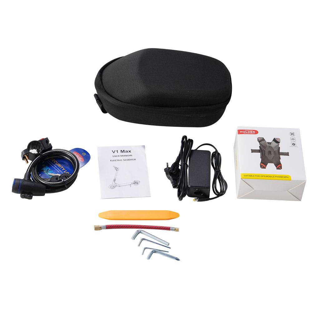 Электросамокат TWOFISH V1 MAX, двигатель 400 Вт, аккумулятор 36 В 10,4 Ач, 10-дюймовые шины, максимальная скорость 28 км/ч, запас хода 20 км, задний дисковый тормоз, ЖК-дисплей