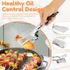 Kitchens Tongs 11.6Inch Stainless Steel Cooking Tongs Detachable Frying Spatula Multipurpose Barbecue Tongs for Grilling Cooking