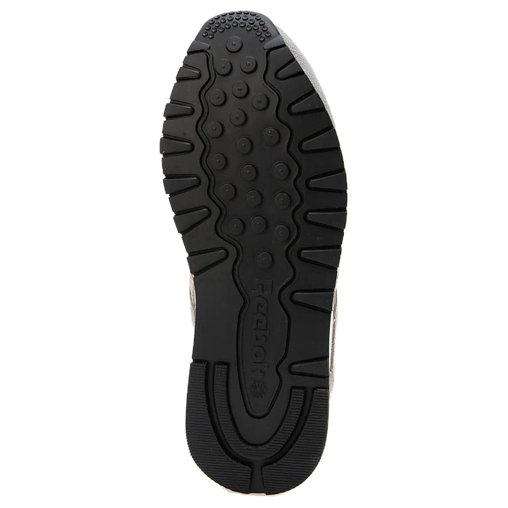 Reebok Классические кожаные кроссовки унисекс Chalk Moonstone серые 100201110