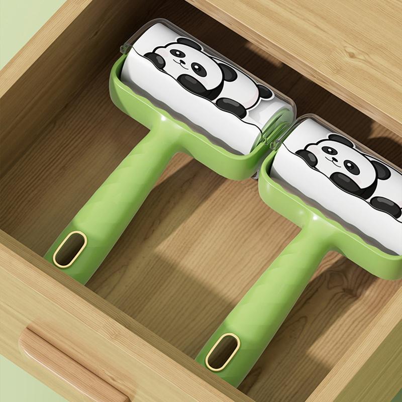 Tearable Roll Paper Hairs Sticky Roller Dust Pet Hair Remover Brush Clothes Carpet Lint Cleaning Replaceable Core