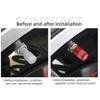 4Pcs Car Styling Metal Car Tire Valve Caps Tyre Dust Cap For Toyota Hilux Prius Auris Corolla Camry