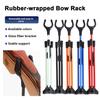 Archery Recurve Bow Stand Adjustable Bow Stand Rack Holder Fiberglass Bow Rack Archery