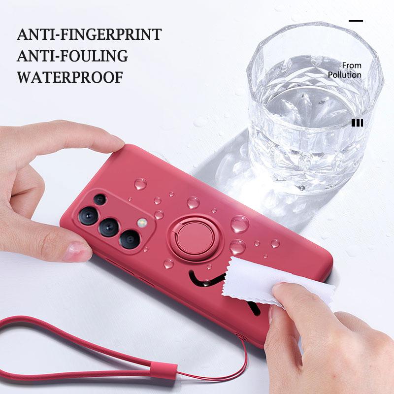 Силиконовый магнитный чехол для OPPO Reno 6 5 7 Pro Plus 4G 5G A52 A92 A72 A15S A54 A74 A73 X5 держатель кольца мягкий чехол с ремешком