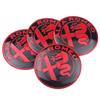 IXNT2 4Pcs Car Wheel Center Hub Caps Stickers Emblem Decal waterproof For Alfa Romeo Giulia Stelvio MiTo Giulietta Tonale ALFA 4C