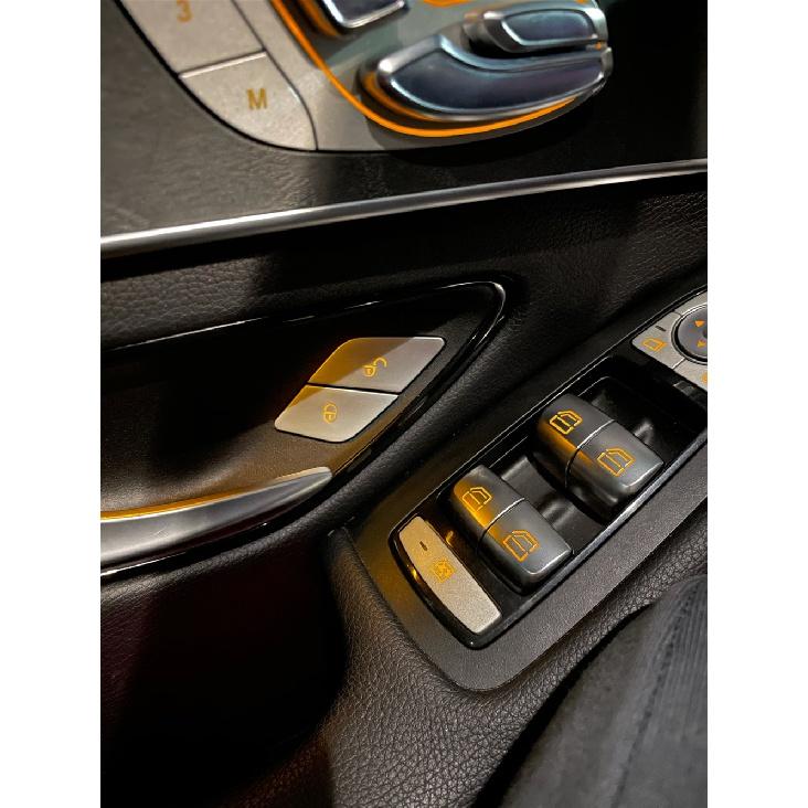 Кнопки разблокировки дверного замка автомобиля, наклейки для Mercedes Benz CES class GLC W205 W213 X253 Vito W447 W222, автомобиль