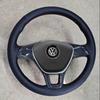 Черная нескользящая крышка руля автомобиля из искусственной кожи для Volkswagen VW Golf 7 Mk7 Touran Up Новый Polo Jetta Passat B8 Tigua