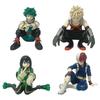 Anime My Hero Academia Deku Izuku Midoriya Katsuki Bakugo So Todoroki Tsuyu Asui Sit Version PVC Action Figures Toys 10cm