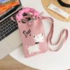 Mini Knitted Mobile Phone Bag With Niche Design Cute Cartoon Versatile Portable Commuting Crossbody Bag For Women