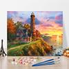DIY краска по номерам набор для рисования маслом холст DIY картина маслом по номерам настенные художественные украшения для дома подарок искусство и хобби