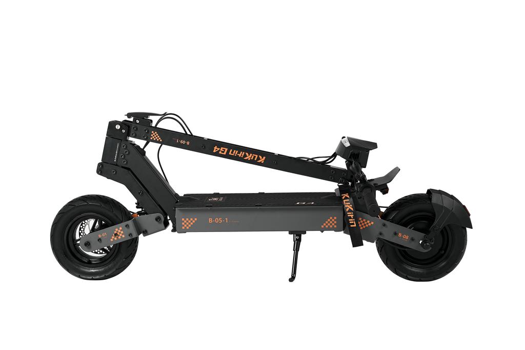 KuKirin G4 2000W Electric Scooter, 60V 20Ah Battery, 75km Range, 11" Off-Road Tires, Hydraulic Brakes, Foldable Design