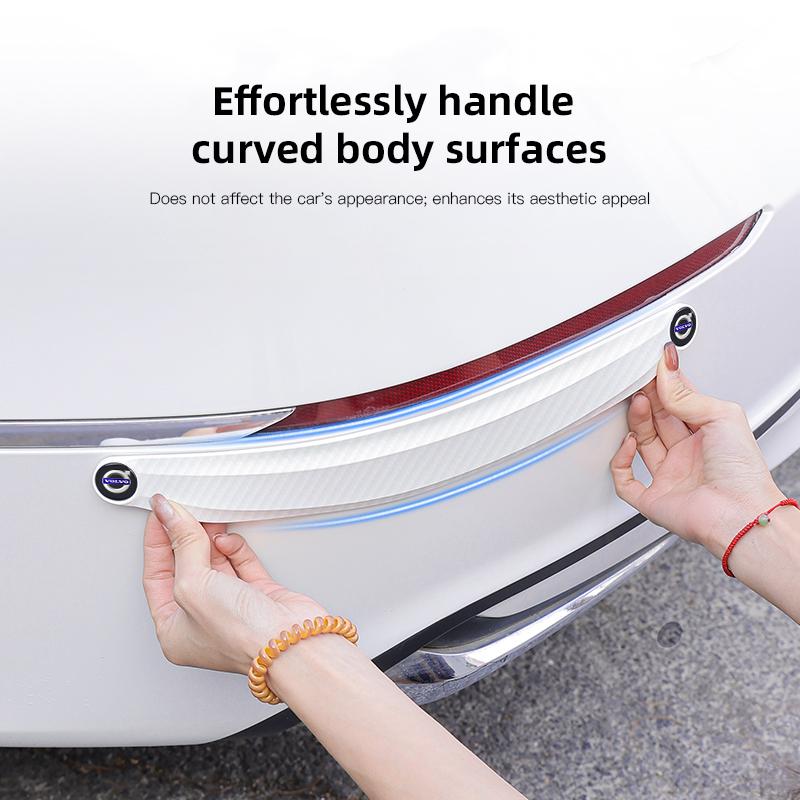 2Pcs Door/Bumper Protective Trim Scratch Protection Car Accessories For Volvo V90 EX30 EX90 C40 S40 S80L XC-Classic C70 CX70 T6