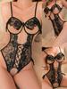 Hot Sexy Lingerie Women Naughty Full Bodysuit Hollow Backless Open Crotch Onlyfans Exotic Costumes Fantasy Babydoll Outfit