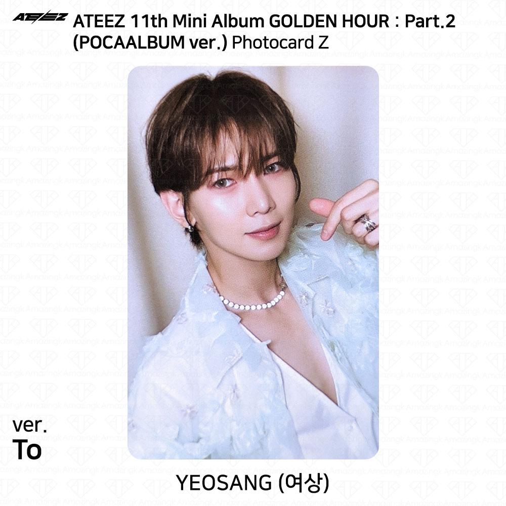 ATEEZ 11-й мини-альбом Golden Hour Часть 2 POCAALBUM Фотокарточка TO VER