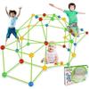 Children's Tent - DIY - Construction Kit - 45 Balls - 75 Sticks - Self-assembly