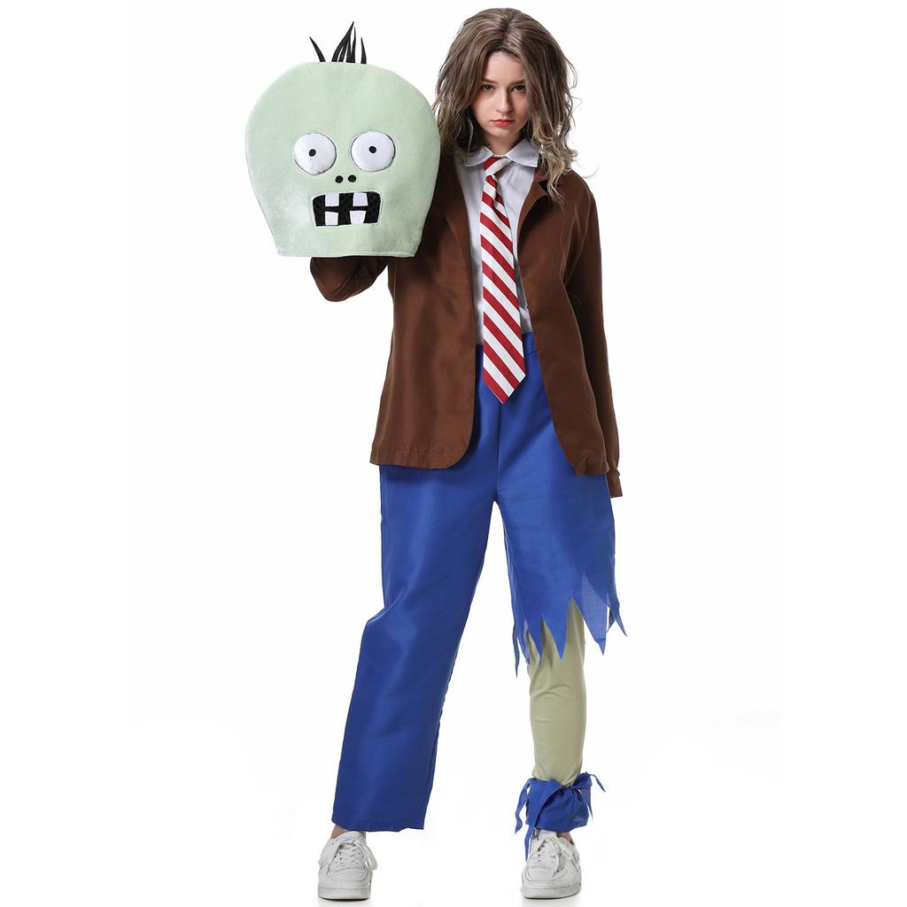 Plants Vs. Zombies Anthropomorphic Dolls, Parent-child Costumes, Girl Halloween Cosplay Stage Costumes