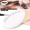 20pcs Beginner Lash Map Reusable Chart Wispy Lashes Pratice Eye Shape Sponges Lash Extension Practice Lash Mapping Makeup New
