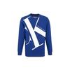 Calvin Klein Толстовка с круглым вырезом и принтом букв, унисекс, синяя J318474-CJS