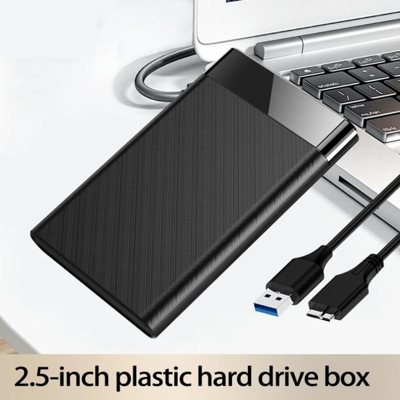 2,5-дюймовый корпус для внешнего жесткого диска SATA, корпус для жесткого диска USB 3.0 2.0, корпус для жесткого диска SATA SSD 6 ТБ для ноутбука, высокоскоростная передача данных 5 Гбит/с