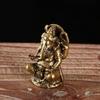 Mini Elephant God Figure Sculpture Vintage Elephant Hindu God Figurines Ganesha Statue  Cabinet