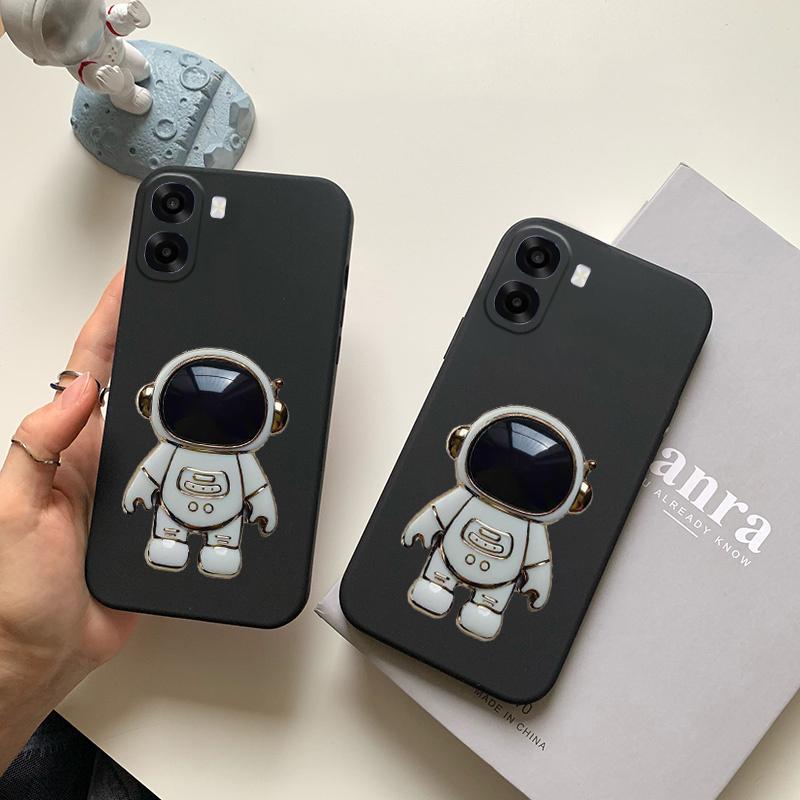 For OPPO A6X A6 Pro Case Fashionable Cartoon Astronaut Stand dustproof Smooth For OPPO A6 Pro A6X Back Cover
