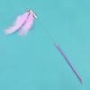 Hot fairy feather bells tease cat stick interactively to relieve boredom and make sounds of cat toys four colors